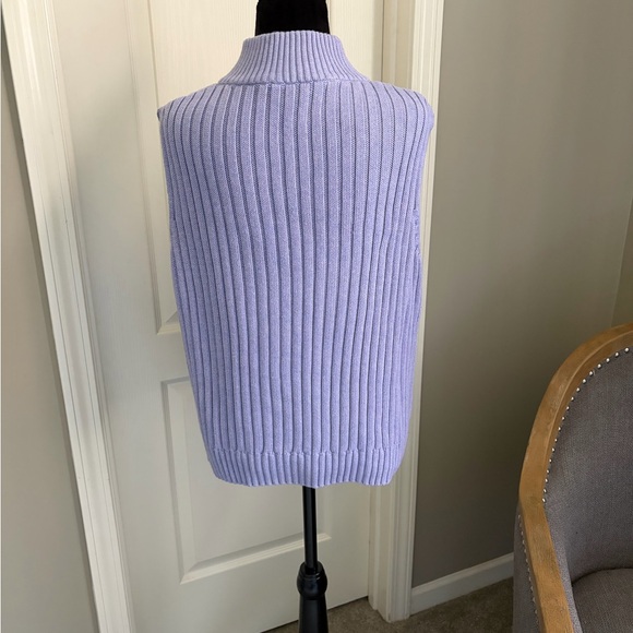 Pendleton Lavender Zip Up Men's Sweater - Picture 3 of 6